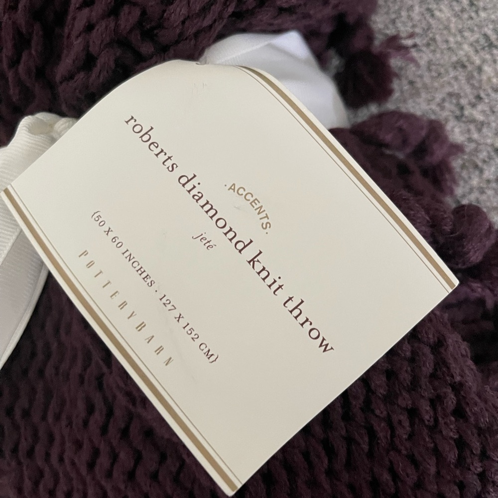 POTTERY Barn throw blanket
